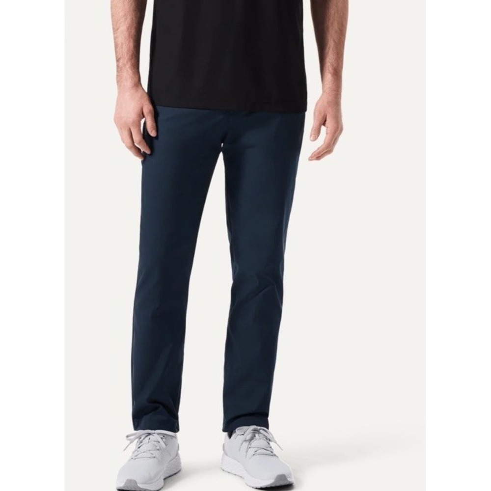 Public Rec 5-Pocket Pants‎ Mens 38x32 Navy Blue Straight Leg Stretch Performance